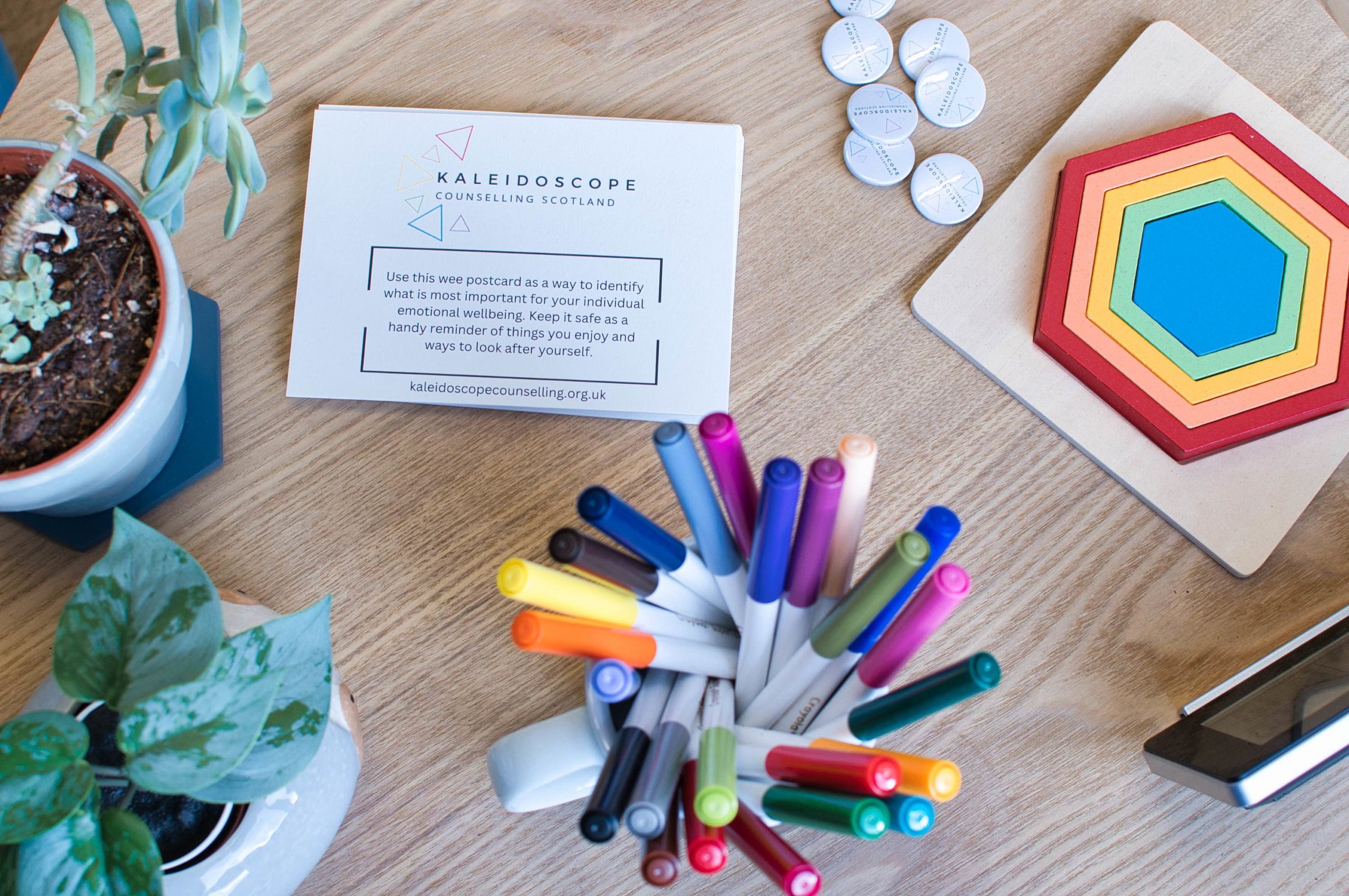 Image of Kaleidoscope Counselling stationary