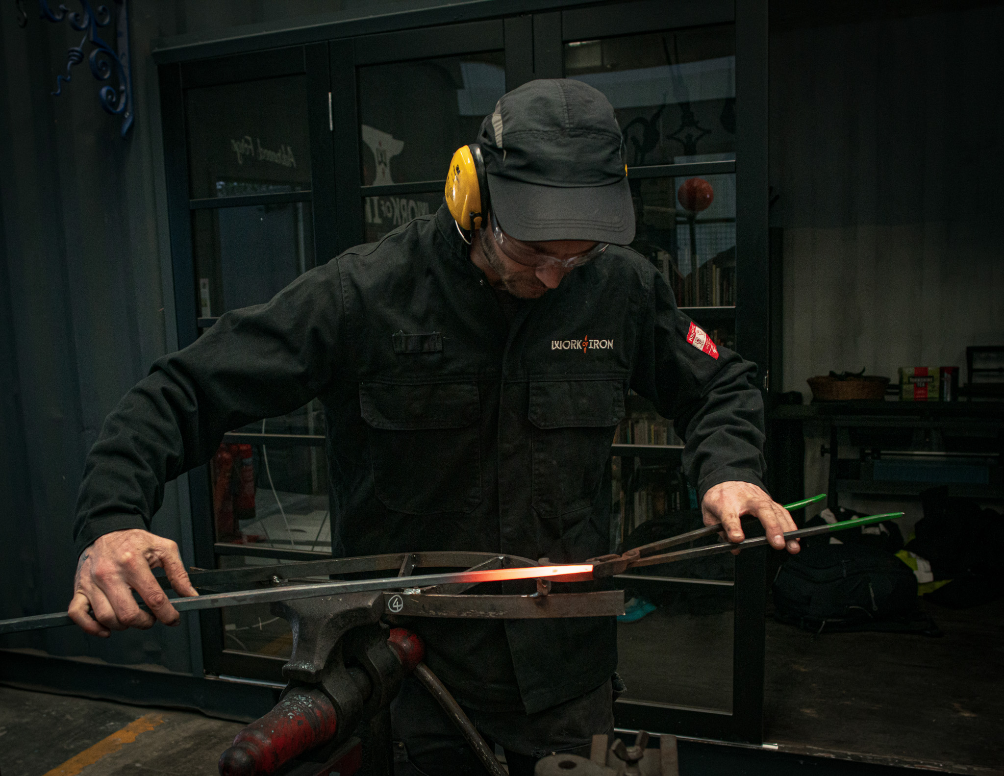 Image of Jack creating objects with metal at Work of Iron
