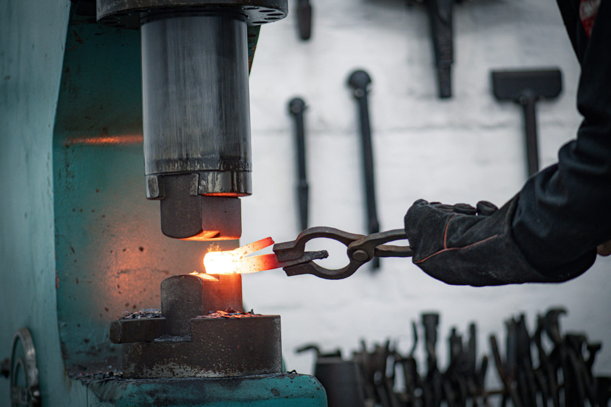 Image of forging at Work of Iron
