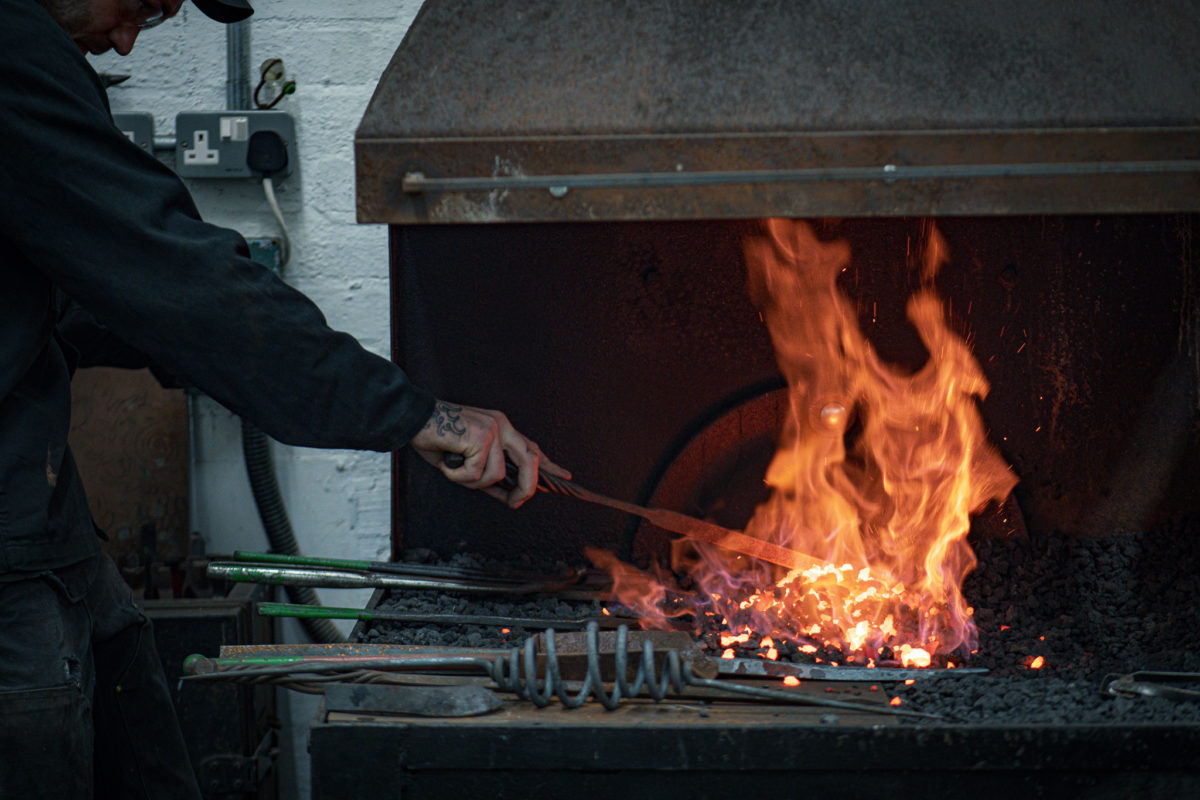Image of forging at Work of Iron