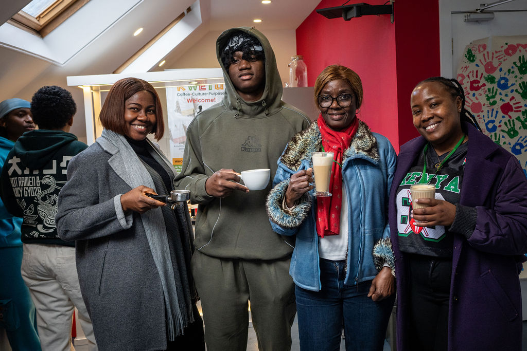 People at a Kwetu Coffee workshop