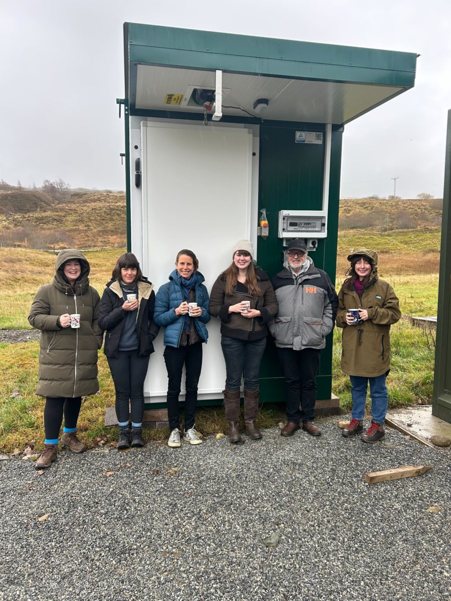 Firstport staff and Helen from Fair Feast at the Fair Feast premises