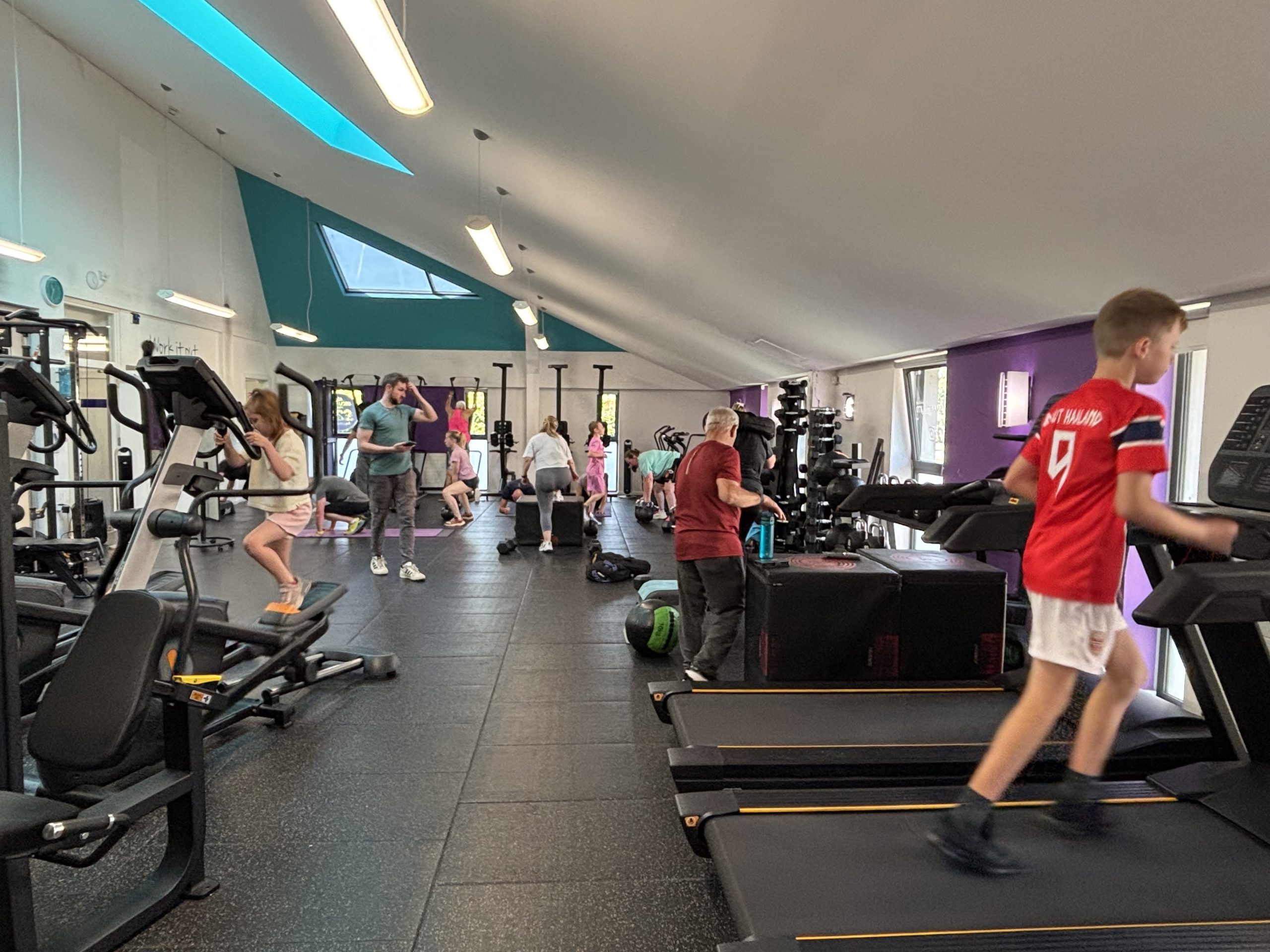 Smart Gym members attending a fitness class